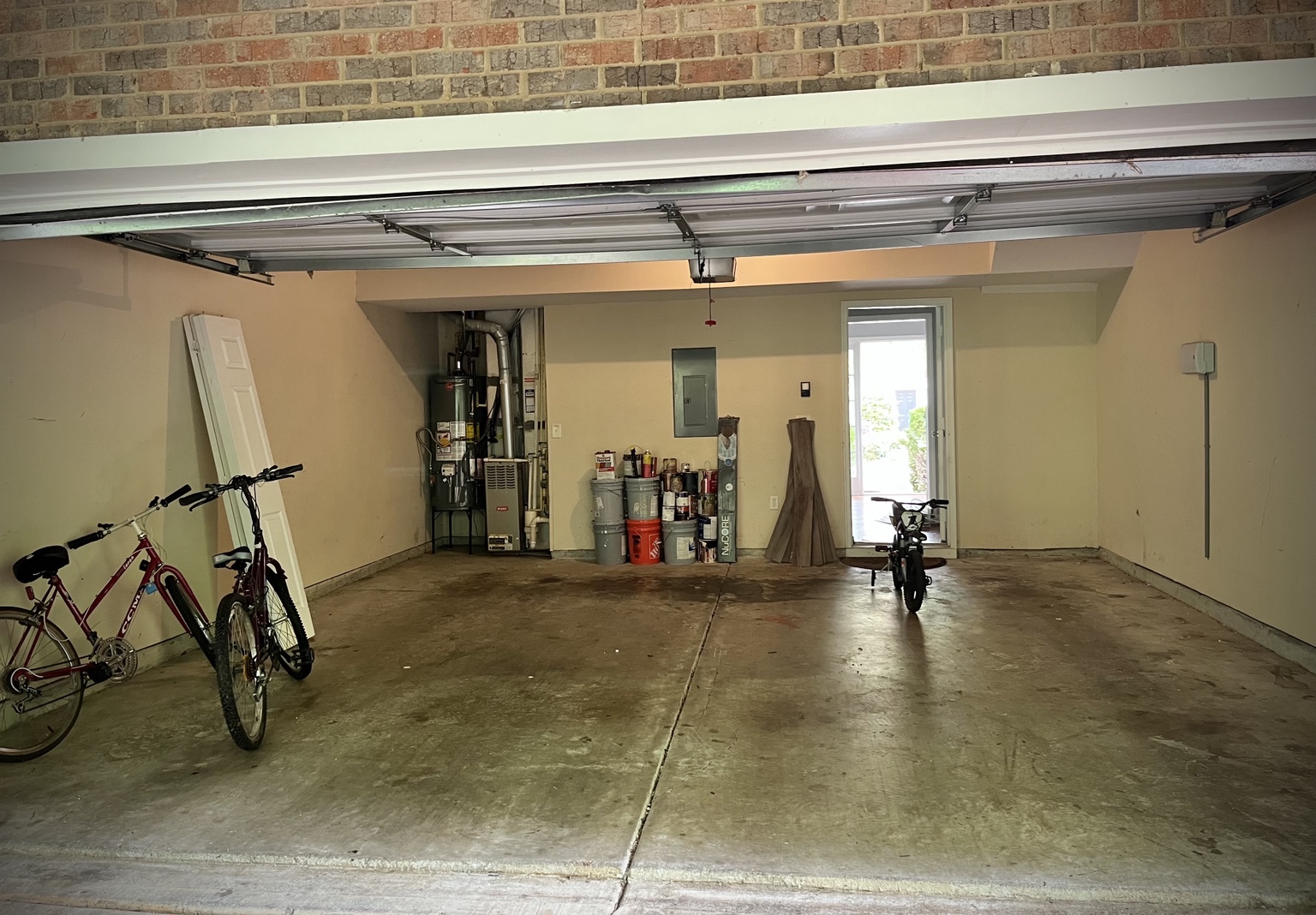 Garage after TPM Trailers cleanout