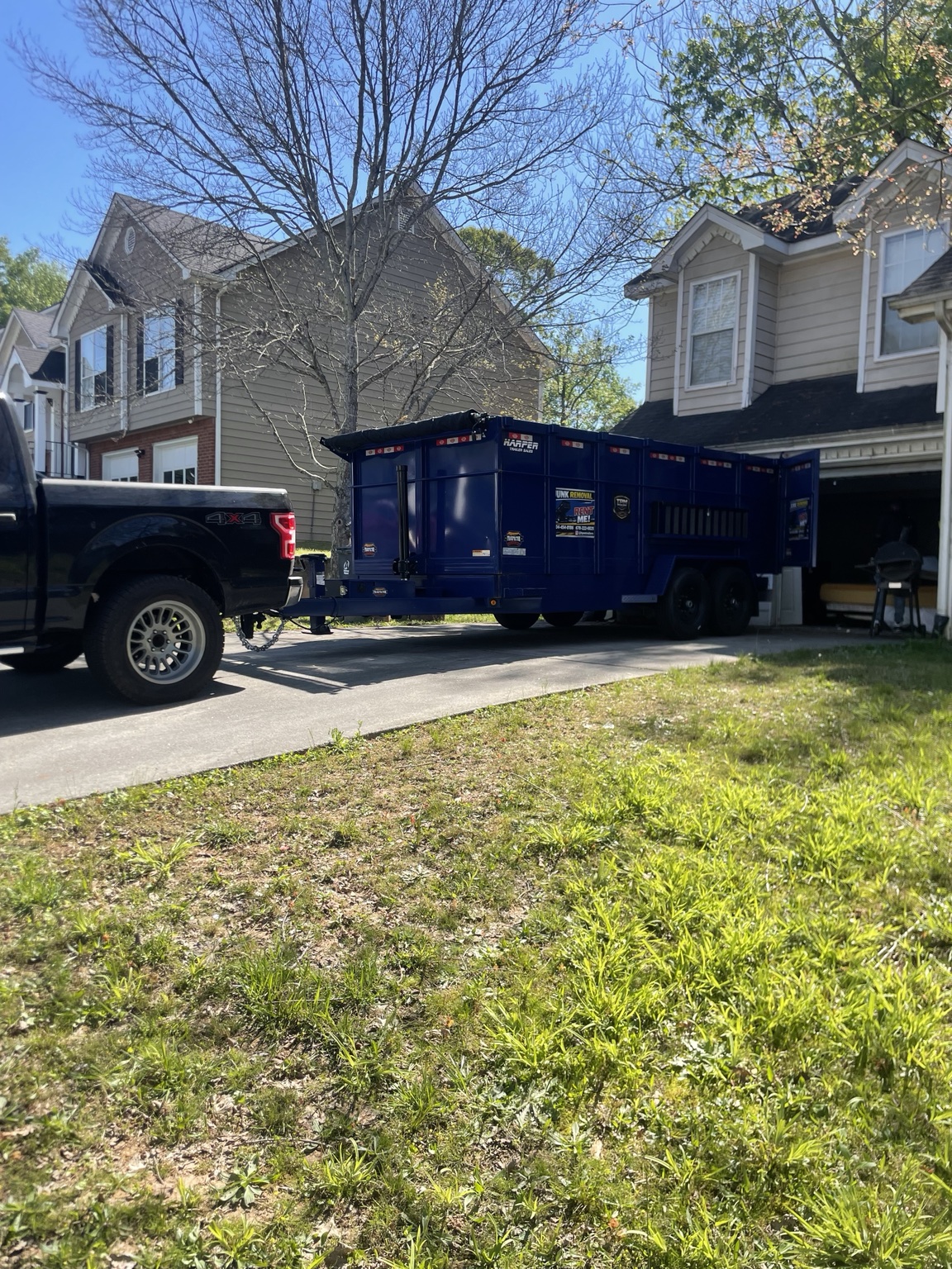 TPM trailer at a residential job